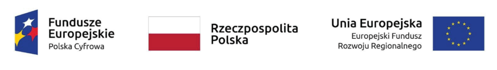 Fundusze Europejskie - Polska Cyfrowa, Rzeczpospolita Polska, Unia Europejska - Europejski Fundusz Rozwoju Regionalnego