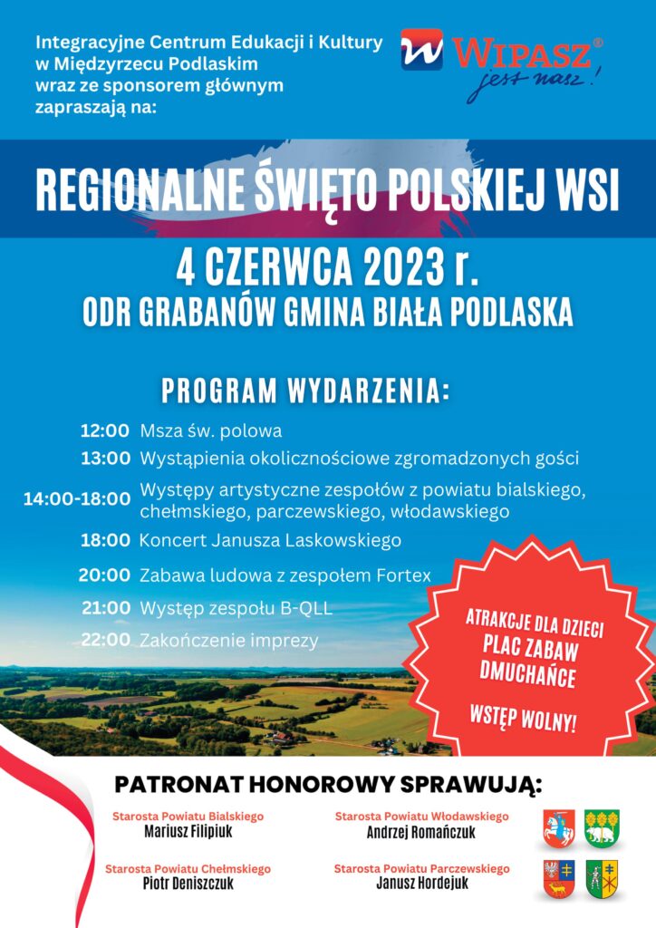 PLAKAT Regionalne Święto Polskiej Wsi